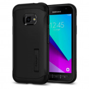 Spigen Slim Armor Case - хибриден кейс с най-висока степен на защита за Samsung Galaxy Xcover 4S, Xcover 4 (черен)