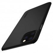 Spigen Thin Fit Case - качествен тънък матиран кейс за iPhone 11 Pro (черен) 6