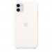 Apple Silicone Case - оригинален силиконов кейс за iPhone 11 (бял) 6