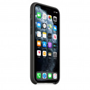 Apple Silicone Case - оригинален силиконов кейс за iPhone 11 Pro (черен) 5