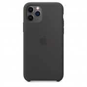 Apple Silicone Case - оригинален силиконов кейс за iPhone 11 Pro (черен) 1
