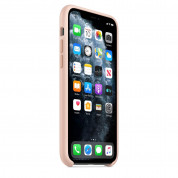 Apple Silicone Case - оригинален силиконов кейс за iPhone 11 Pro (розов пясък) 5
