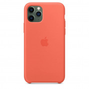 Apple Silicone Case - оригинален силиконов кейс за iPhone 11 Pro (оранжев) 3
