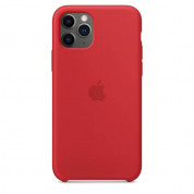 Apple Silicone Case - оригинален силиконов кейс за iPhone 11 Pro (червен) 1
