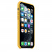 Apple iPhone Leather Case - оригинален кожен кейс (естествена кожа) за iPhone 11 Pro (жълт) 6