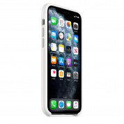 Apple Silicone Case - оригинален силиконов кейс за iPhone 11 Pro Max (бял) 5
