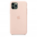 Apple Silicone Case - оригинален силиконов кейс за iPhone 11 Pro Max (розов пясък) 4