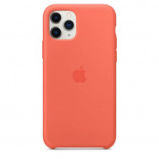 Apple Silicone Case - оригинален силиконов кейс за iPhone 11 Pro Max (оранжев) 2