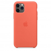 Apple Silicone Case - оригинален силиконов кейс за iPhone 11 Pro Max (оранжев) 1