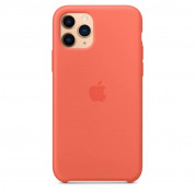 Apple Silicone Case - оригинален силиконов кейс за iPhone 11 Pro Max (оранжев) 4
