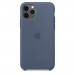 Apple Silicone Case - оригинален силиконов кейс за iPhone 11 Pro Max (син) 2