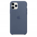 Apple Silicone Case - оригинален силиконов кейс за iPhone 11 Pro Max (син) 3