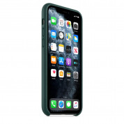 Apple iPhone Leather Case - оригинален кожен кейс (естествена кожа) за iPhone 11 Pro Max (зелен) 5