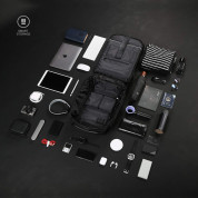 Kingsons Beam Backpack with Solar Panel - раница със соларен панел за Macbook Pro 15 и лаптопи до 15 инча (черен) 3