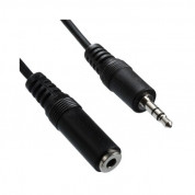 Удължителен аудио кабел 3.5 mm женско към 3.5 mm мъжко (500 см)