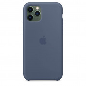 Apple Silicone Case - оригинален силиконов кейс за iPhone 11 Pro (син) 3