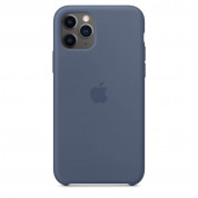 Apple Silicone Case - оригинален силиконов кейс за iPhone 11 Pro (син) 1