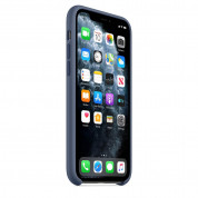 Apple Silicone Case - оригинален силиконов кейс за iPhone 11 Pro (син) 5