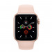 Apple Watch Series 5 GPS, 40mm Gold Aluminium Case with Pink Sand Sport Band - умен часовник от Apple 1