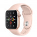 Apple Watch Series 5 GPS, 40mm Gold Aluminium Case with Pink Sand Sport Band - умен часовник от Apple 2