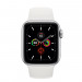 Apple Watch Series 5 GPS, 44mm Silver Aluminium Case with White Sport Band - умен часовник от Apple 1