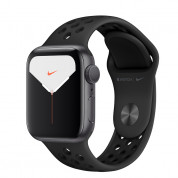 Apple Watch Nike Series 5 GPS, 40mm Space Gray Aluminium Case with Anthracite/Black Nike Sport Band - умен часовник от Apple  1