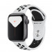 Apple Watch Nike Series 5 GPS, 40mm Silver Aluminium Case with Pure Platinum/Black Nike Sport Band - умен часовник от Apple  2