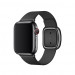 Apple Modern Buckle Band Medium - оригинална кожена каишка за Apple Watch 38мм, 40мм (черен) 2