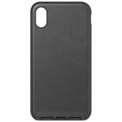 Tech21 Evo Luxe Case - хибриден кожен кейс с висока защита за iPhone XS Max (черен) 4