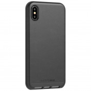 Tech21 Evo Luxe Case - хибриден кожен кейс с висока защита за iPhone XS Max (черен) 1