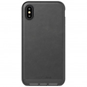 Tech21 Evo Luxe Case - хибриден кожен кейс с висока защита за iPhone XS Max (черен) 2