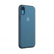 Incase Protective Clear Cover - удароустойчив силиконов (TPU) калъф за iPhone XR (прозрачен-черен)
