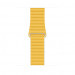 Apple Meyer Lemon Leather Loop Large - оригинална кожена каишка за Apple Watch 42мм, 44мм (жълт) 1