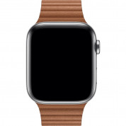 Apple Saddle Brown Leather Loop Large for Apple Watch 42mm, 44mm, 45mm, Ultra 49mm (saddle brown)  2