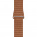 Apple Saddle Brown Leather Loop Large - оригинална кожена каишка за Apple Watch 42мм, 44мм, 45мм, Ultra 49мм (кафяв) 1
