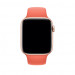 Apple Sport Band S/M & M/L - оригинална силиконова каишка за Apple Watch 42мм, 44мм (светлооранжев) (retail) 3