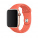 Apple Sport Band S/M & M/L - оригинална силиконова каишка за Apple Watch 42мм, 44мм (светлооранжев) (retail) 2