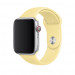 Apple Sport Band S/M & M/L - оригинална силиконова каишка за Apple Watch 42мм, 44мм, 45мм (светложълт) (retail) 2