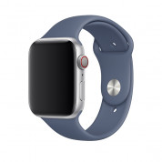 Apple Sport Band S/M & M/L - оригинална силиконова каишка за Apple Watch 42мм, 44мм (бледосин) 1