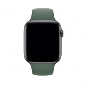 Apple Sport Band S/M & M/L - оригинална силиконова каишка за Apple Watch 38мм, 40мм (тъмнозелен)  2