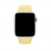 Apple Sport Band S/M & M/L - оригинална силиконова каишка за Apple Watch 38мм, 40мм (светложълт)  3
