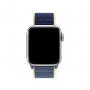 Apple Alaskan Blue Sport Loop - оригинална текстилна каишка за Apple Watch 38мм, 40мм (син) 2