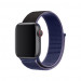 Apple Midnight Blue Sport Loop - оригинална текстилна каишка за Apple Watch 38мм, 40мм (тъмносин) 2