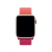 Apple Pomegranate Sport Loop - оригинална текстилна каишка за Apple Watch 38мм, 40мм (розов) 2