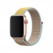 Apple Camel Sport Loop - оригинална текстилна каишка за Apple Watch 38мм, 40мм (бежов-жълт) 2