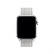 Apple Watch Nike Band Sport Loop - оригинална текстилна каишка за Apple Watch 38мм, 40мм, 41мм (бял) 1