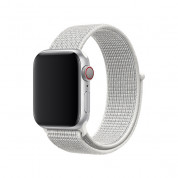 Apple Watch Nike Band Sport Loop - оригинална текстилна каишка за Apple Watch 38мм, 40мм, 41мм (бял)