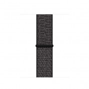 Apple Watch Nike Band Sport Loop - оригинална текстилна каишка за Apple Watch 38мм, 40мм, 41мм (черен) 2