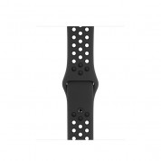 Apple Watch Nike Sport Band - оригинална силиконова каишка за Apple Watch 38мм, 40мм (черен) 