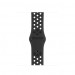 Apple Watch Nike Sport Band - оригинална силиконова каишка за Apple Watch 38мм, 40мм, 41мм (черен)  3
